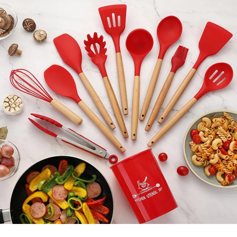 Kit Utensílios de Cozinha 12 Peças