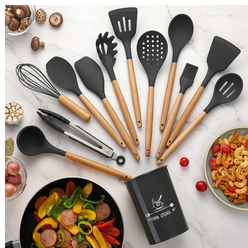 Kit Utensílios de Cozinha 12 Peças