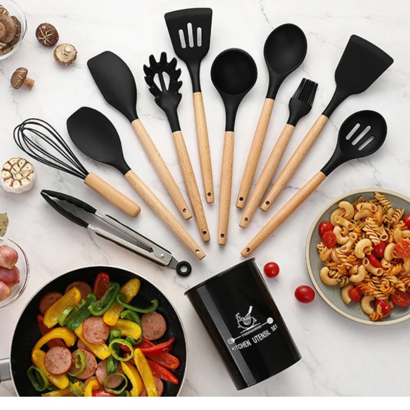 Kit Utensílios de Cozinha 12 Peças