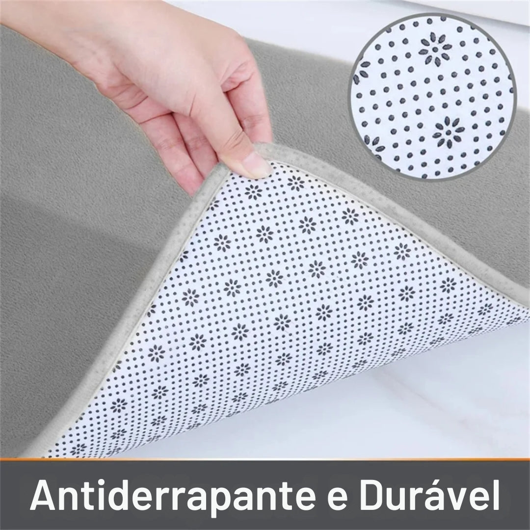 Tapete para Banheiro Superabsorvente & Antiderrapante Zafer