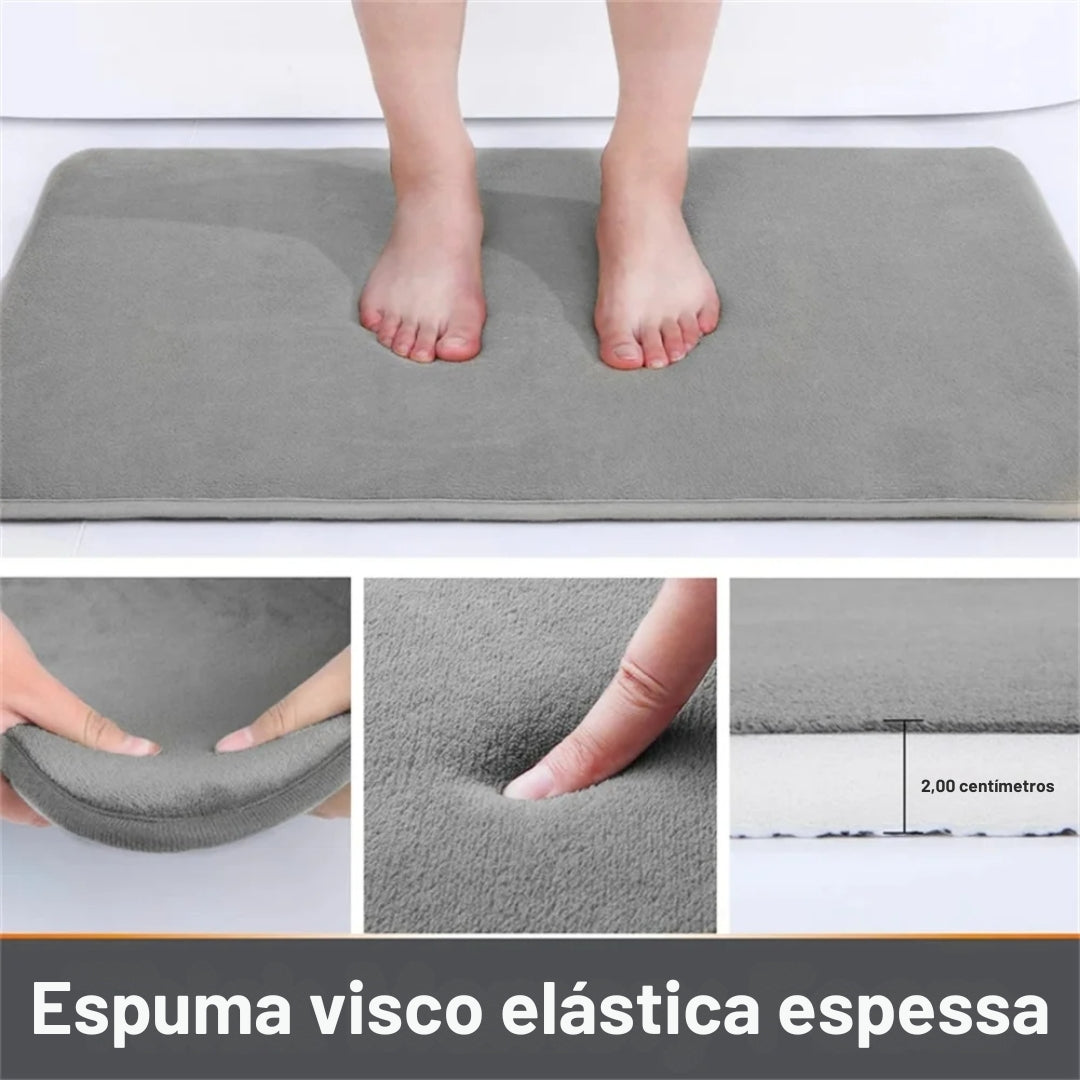 Tapete para Banheiro Superabsorvente & Antiderrapante Zafer